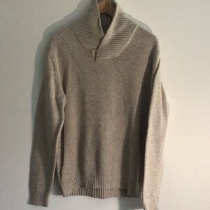 Old navy textured button shawl collared sweater size M